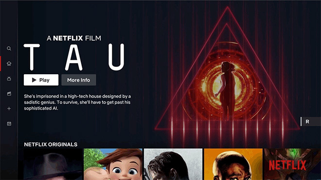 Diseño web de Netflix